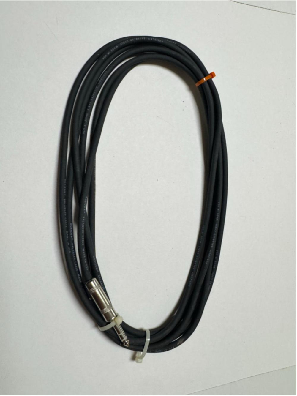Horizon 15ft Balanced Microphone Cable BLC-15S - 1/4” to stripped bare tinned